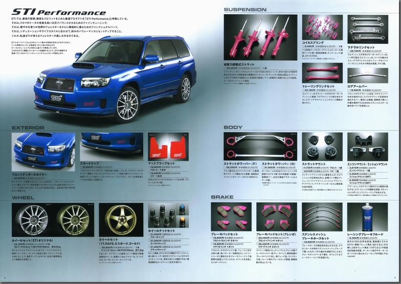 2005N9s STI Sports Parts for Forester(2)